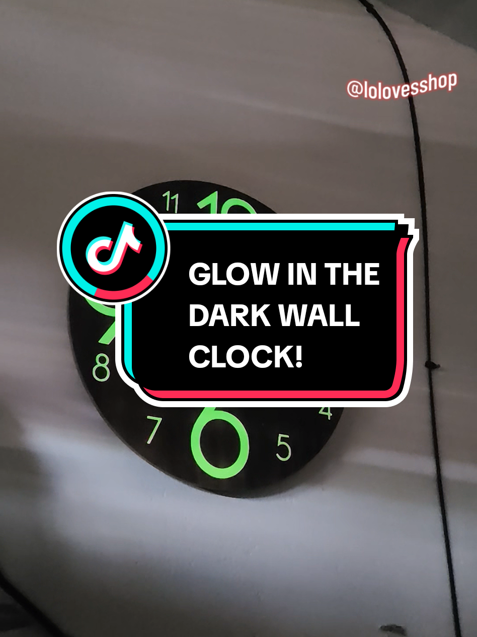 GANDA NITO MARS!  #clock #wallclock #glowinthedark #gift #fyp 