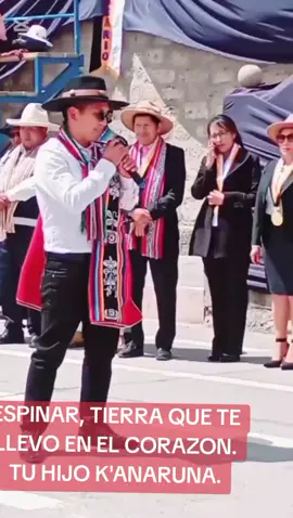 Con el corazón de K'anaruna celebramos nuestra tierra amada de Espinar: tierra de fuerza, historia y orgullo eterno. 