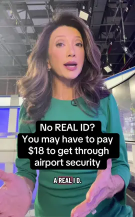 TSA may start charging a fee for travelers without a REAL ID.  #airtravel #plane #tsa #securitycheck #realid 