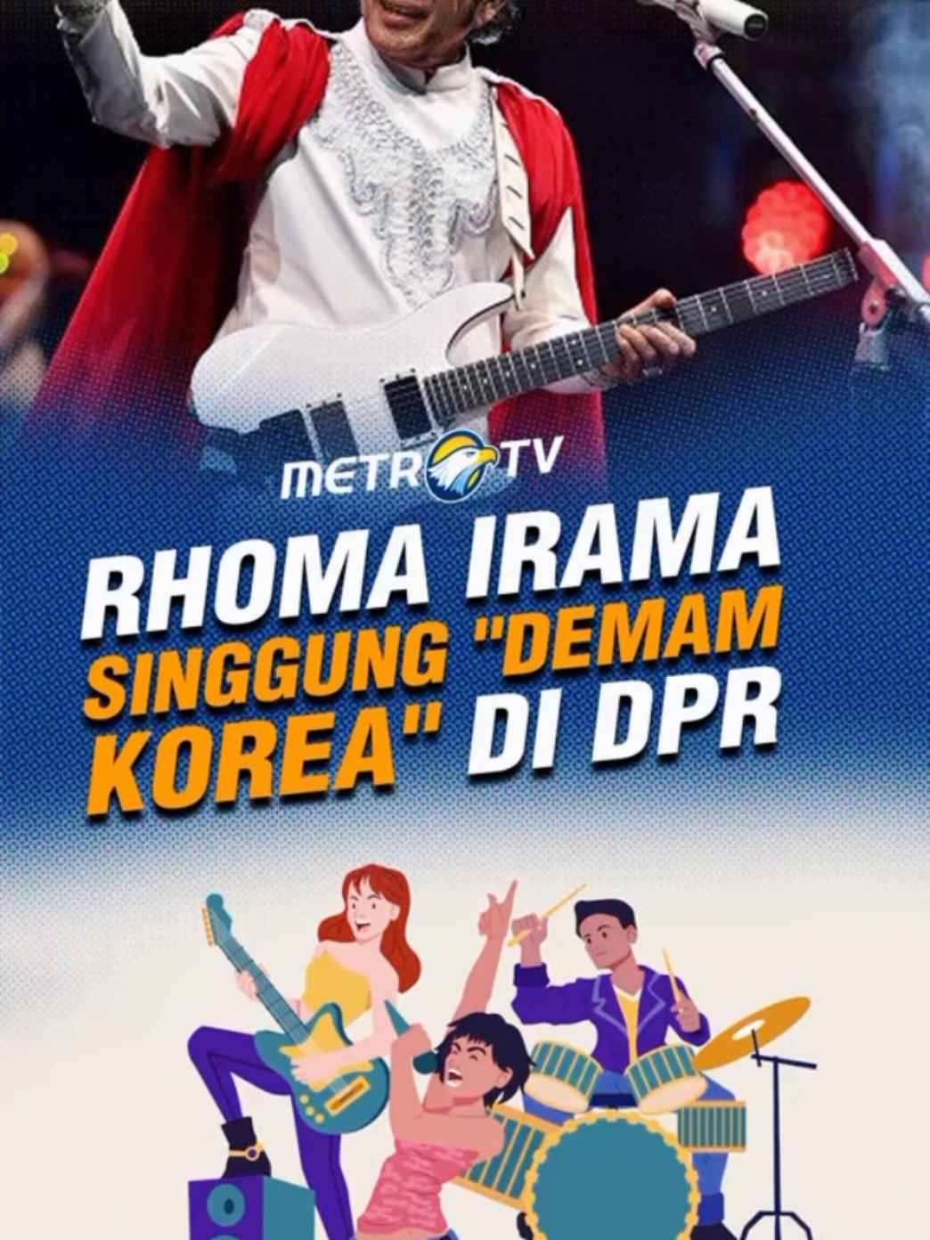Rhoma Irama The King of Dangdut Indonesia sekaligus Ketua Umum Persatuan Artis Musik Dangdut Indonesia (PAMDI),  menyampaikan usulan dalam Rapat Dengar Pendapat Umum (RDPU) Revisi UU Hak Cipta di Baleg DPR RI agar Pemerintah hadir lebih serius dan maksimal dalam pengelolaan seni dan budaya nasional.   #rhomairama  #PAMDI #forsa  #metrotv  #DPRRI 
