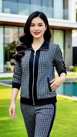 Áo Thu Đông Phối Họa Tiết .#xuhuongtiktok #aotangme #aoammuadong #aokhactrungnien #aoamthoitrang 