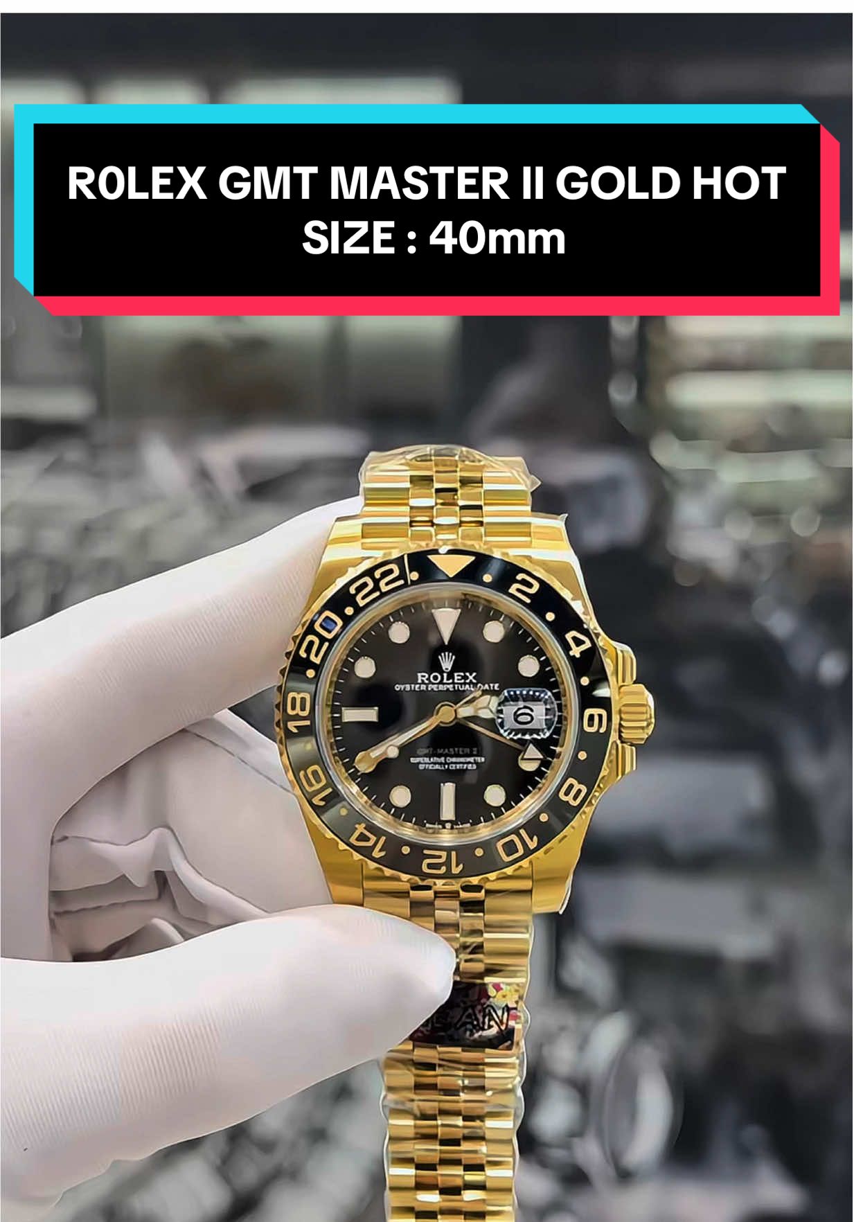 R0LEX GMT MASTER II GOLD 2025 EM LẠI VỀ SẴN 1C GIAO NGAY GIÁ CẠNH TRANH NHẤT THỊ TRƯỜNG 🔥🥰 Size : 40mm #37watchluxury #xuhuong #thinhhanh #trending #xh 