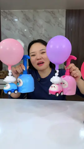 Đồ chơi xe hơi bóng bay chơi siêu vui, siêu hayy#zeedio #thaotep 