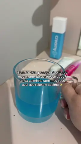 Esse suco tá me deixando calminha sem ansiedade ✨🤌🏻 #autocuidado #mentecalma #paz 