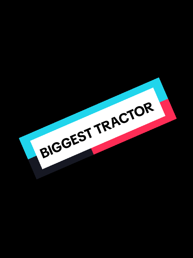 PART 53|| This is the Big Bud 16V-747 — the world’s largest farm tractor. Built in the USA in 1977, it produces 1,100 horsepower and weighs over 100,000 lbs (45,000 kg). Designed for deep ripping and heavy tillage, it's a legend in agricultural machinery. #tractorlover #tractor #farmmachine #heavymachinery #records 