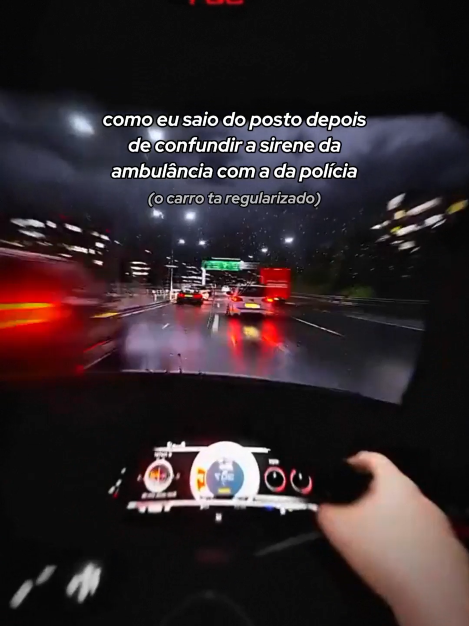 as vezes acontece kkkkk Siga a @rebelcarsclub para mais vídeos e cultura automotiva! #gearhead #corrida #carros #postodecombustível #policia