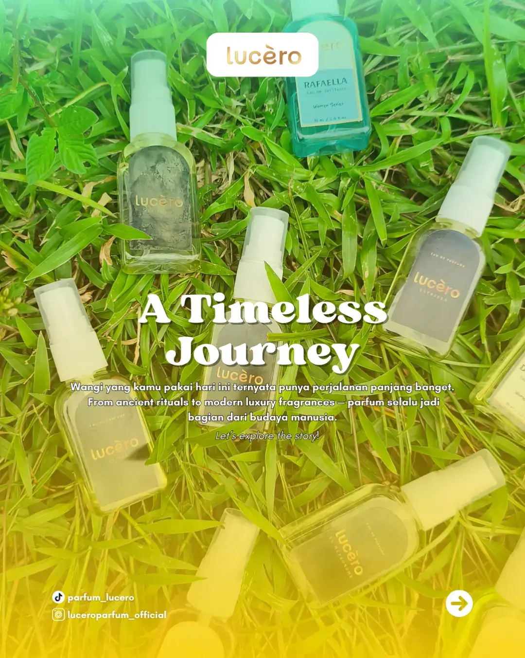 Dari asap dupa di ritual kuno (per fumare = melalui asap), hingga minyak wangi bangsawan Eropa, parfum selalu berevolusi. Lucero Parfum merayakan perjalanan panjang ini dengan menghadirkan aroma yang menggabungkan warisan bahan alami seperti frankincense dan rempah pilihan, dengan sentuhan modern yang memikat. Kami mengambil yang terbaik dari masa lalu dan menyempurnakannya untuk masa kini. Pakai Lucero, dan biarkan aromanya menceritakan kisah panjang peradaban yang berkelas. Cek variannya sekarang!#parfum #luceroparfum #fyp #parfumviral #parfummurah 