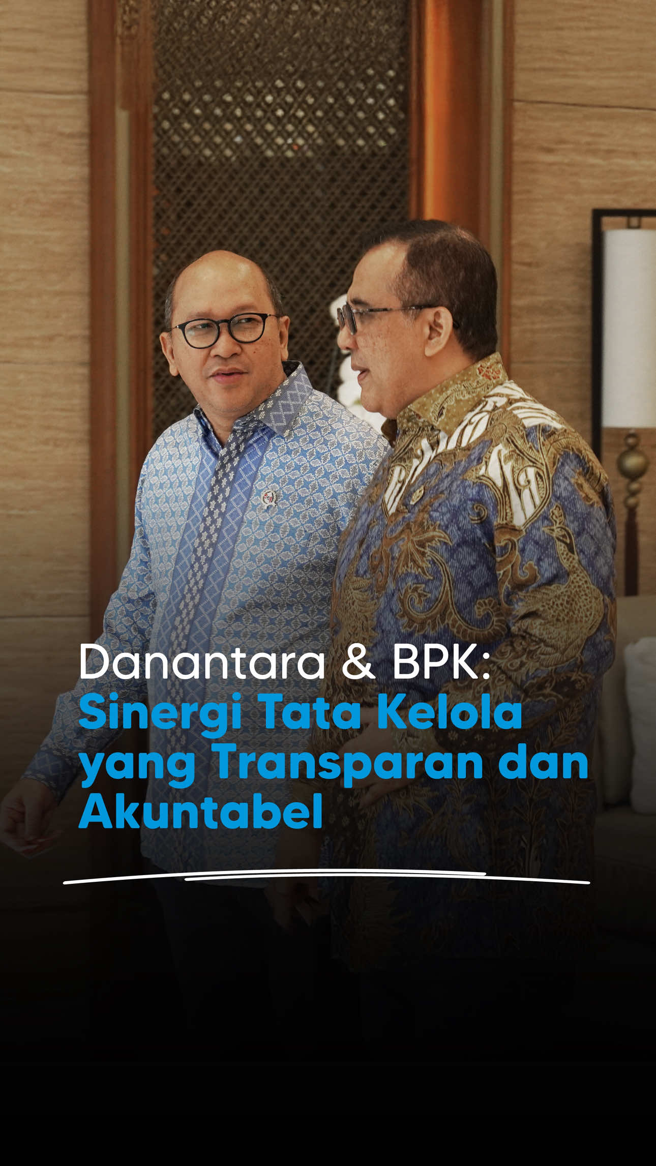 Pertemuan dengan Anggota II BPK, Bapak Daniel Lumban Tobing, menegaskan komitmen kami pada tata kelola yang transparan, akuntabel, dan berintegritas. Danantara juga selalu siap dan terbuka terhadap seluruh proses BPK sebagai bagian dari kontribusi kami bagi pembangunan ekonomi nasional.