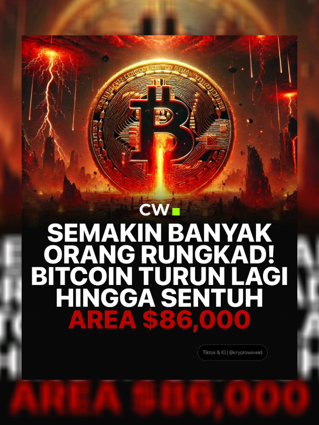 November N nya apa? . Bitcoin turun lagi nyentuh di angka $86.000 #cryptowave #masukberanda #fyp #crypto 