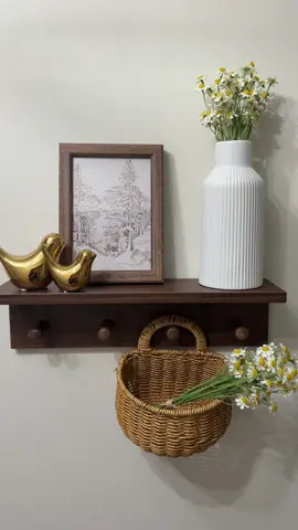 hello I’m actually so proud of this #homedecor #pinterestaesthetic #pinterestdecor #hangingshelf #floatingshelf everything is from Amazon and affordable prices!! In my storefront under HOME and linked on my IGS rn:)