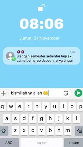 sekarang pokus ngejar nilai #katakata #notifwa #fypage #masukberanda #xybca #4u