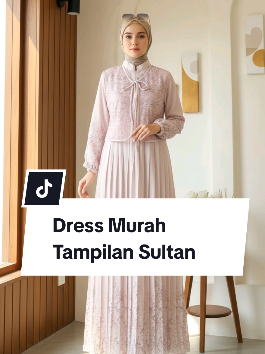 Cuam 120an aja udah dapat dress secakep dan sekeren ini bestie #dress #dresslebaran #dresskekinian #iyastore #dresscantik 