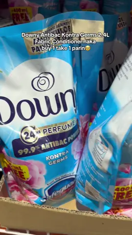 DOWNY ANTIBAC kontra germs fabric conditioner na gamit ko naka buy 1 take 1 parin dito 🥹 #downy #fabricconditioner #laundry #clothes #MomsofTikTok 