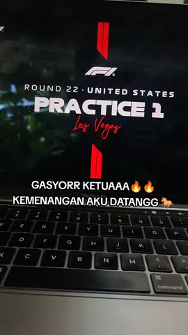 KEMENANGAN AKU DATANG🐎🐎 #f1 #formula1 #lasvegasgp #raiksyen 
