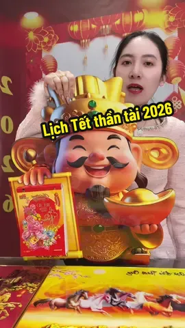 Năm nào cũng phải mua lịch Tết thì chọn mẫu Lịch Thần Tài gõ cửa manh may mắn và thịnh vượng cho gia chủ  @Cù Phượng Gia Dụng  @Cù Phượng Gia Dụng  @Cù Phượng Gia Dụng #lich2026 #lichthantai #lichtet #lichmaihuyenanh #xuhuong 