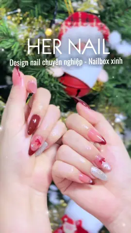 Nail xinh chơi noel tết tới gì chưa cả nhà - Her Nail @H.E.R Nail #hernail #nail #nailbox #baclieu #baclieudidau 