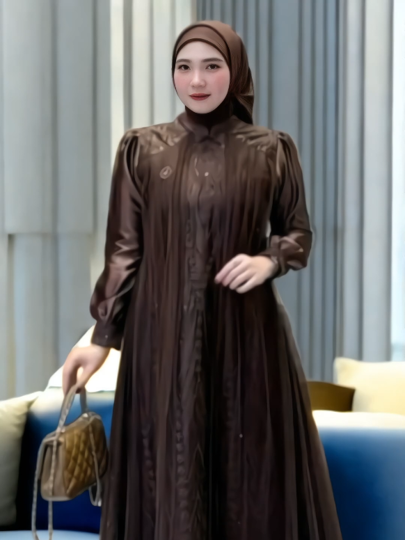 Leya Burkat Premium Bahan Velvet ziper#fashionmuslim #terbaru #nyamandipakai #gamismuslim #gamislebaran 