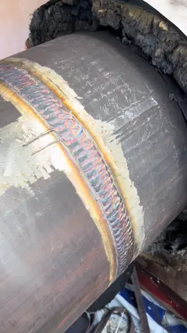 Let’s fill and cap that mugggg #fyp #heavywall #welding #turnaround #refinery 