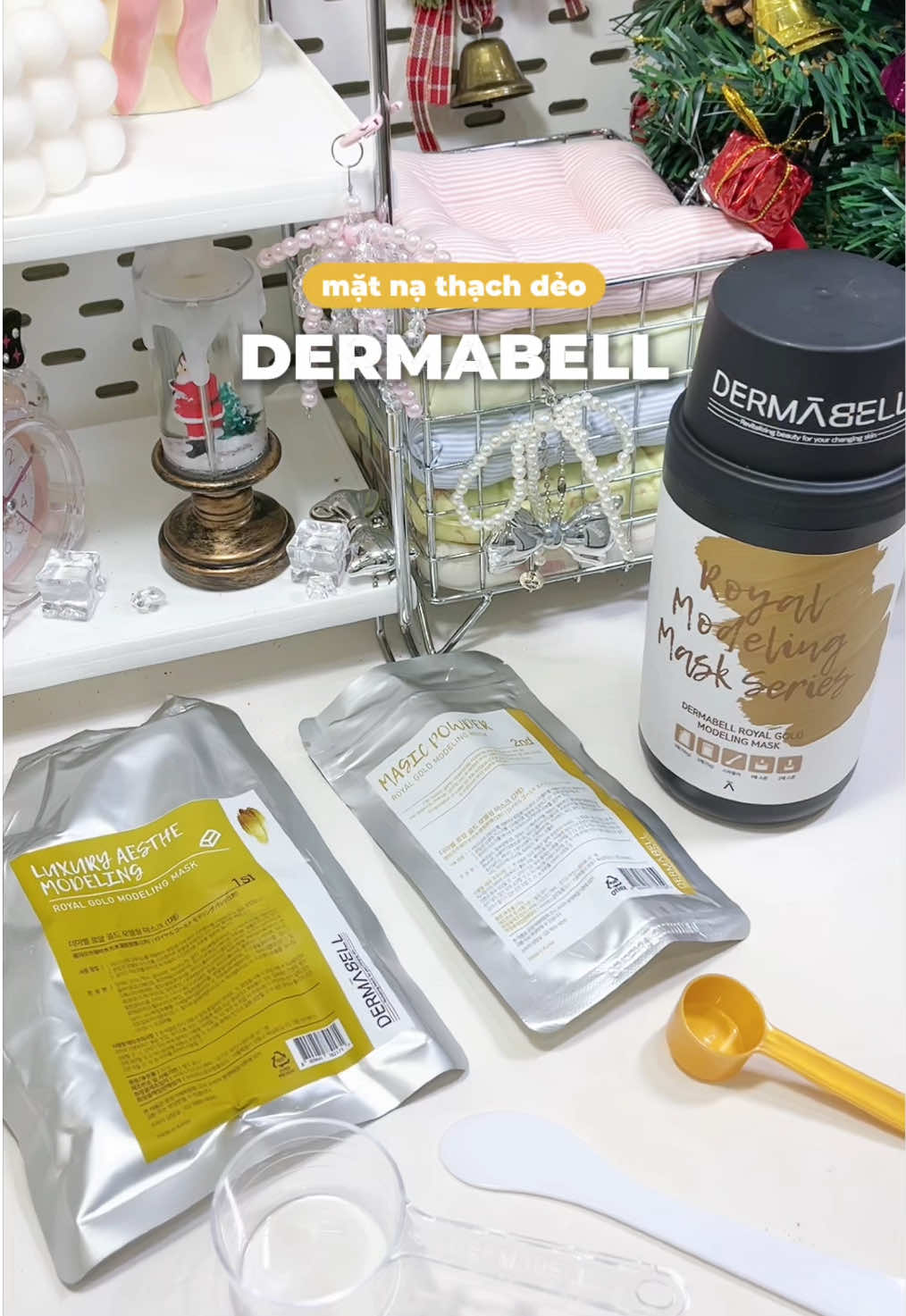 Mặt nạ thạch dẻo Dermabell ✨ #matnathachdeo #dermabell #matnacapam #matnaduongda #xuhuong 