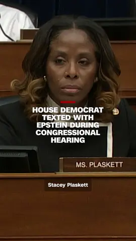 Congressional Delegate Stacey Plaskett texted with Jeffrey Epstein while sitting in a congressional hearing with President Trump’s former lawyer, Michael Cohen, in 2019. The texts were first reported by The Washington Post. Documents recently released by the House Oversight Committee show that Plaskett and Epstein were coordinating, in real time, about questions Plaskett would ask Cohen. CNN’s Annie Grayer reports. #cnn #news 