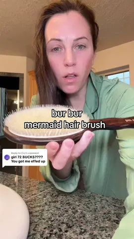 Replying to @Cici no doubt it’s a bougie brush but its easily the best hair brush l've ever tried and it’s on sale for Black Friday rn!🥰 @BUR BUR  #hairbrush #boarbristlebrush #smoothinghairbrush #besthairbrush 