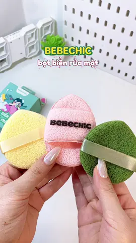 Từ ngày rửa mặt bằng mút bọt biển ta nói nó sạch gì đâu #unboxing #review #bongmutruamat #botbienruamat #bebechic