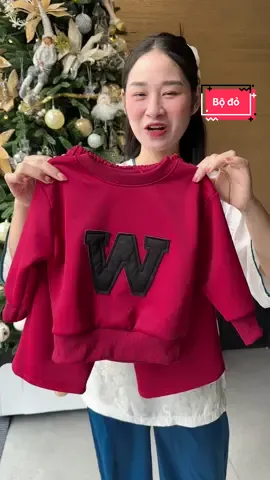 Bộ đỏ…….#xuhuong #aoamchobe 