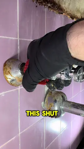 replacing an old lavatory faucet #plumbing 