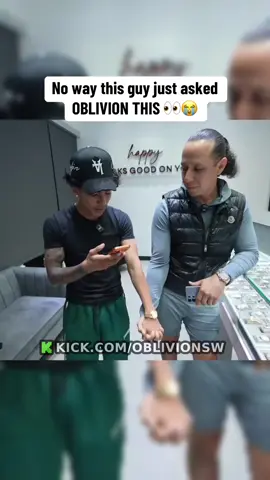 No way this guy just asked OBLIVION THIS 👀😭 #oblivion 