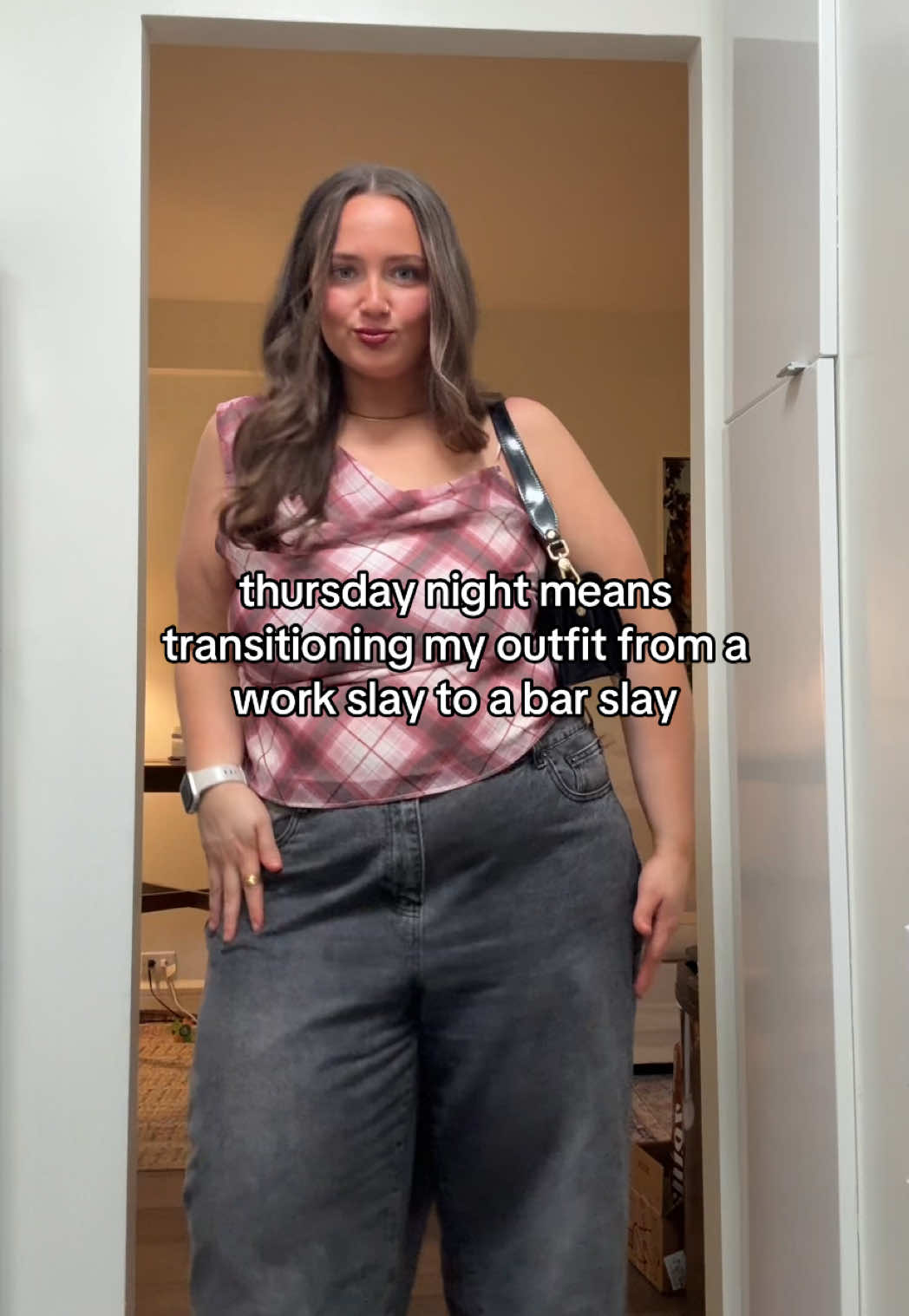 girls night out 🕺🏻🕺🏻🕺🏻 #thursday #OOTD #transition #fyp #nyc