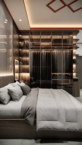 Thiết kế phòng ngủ master vân gỗ kết hợp cánh kính khung nhôm đẹp và sang trọng cho khách ở Long An #nộithấtđẹp #phòngngủmasterđẹp #phòngngủhiệnđại #noithatnhadepthp #noithatnhadepthp 