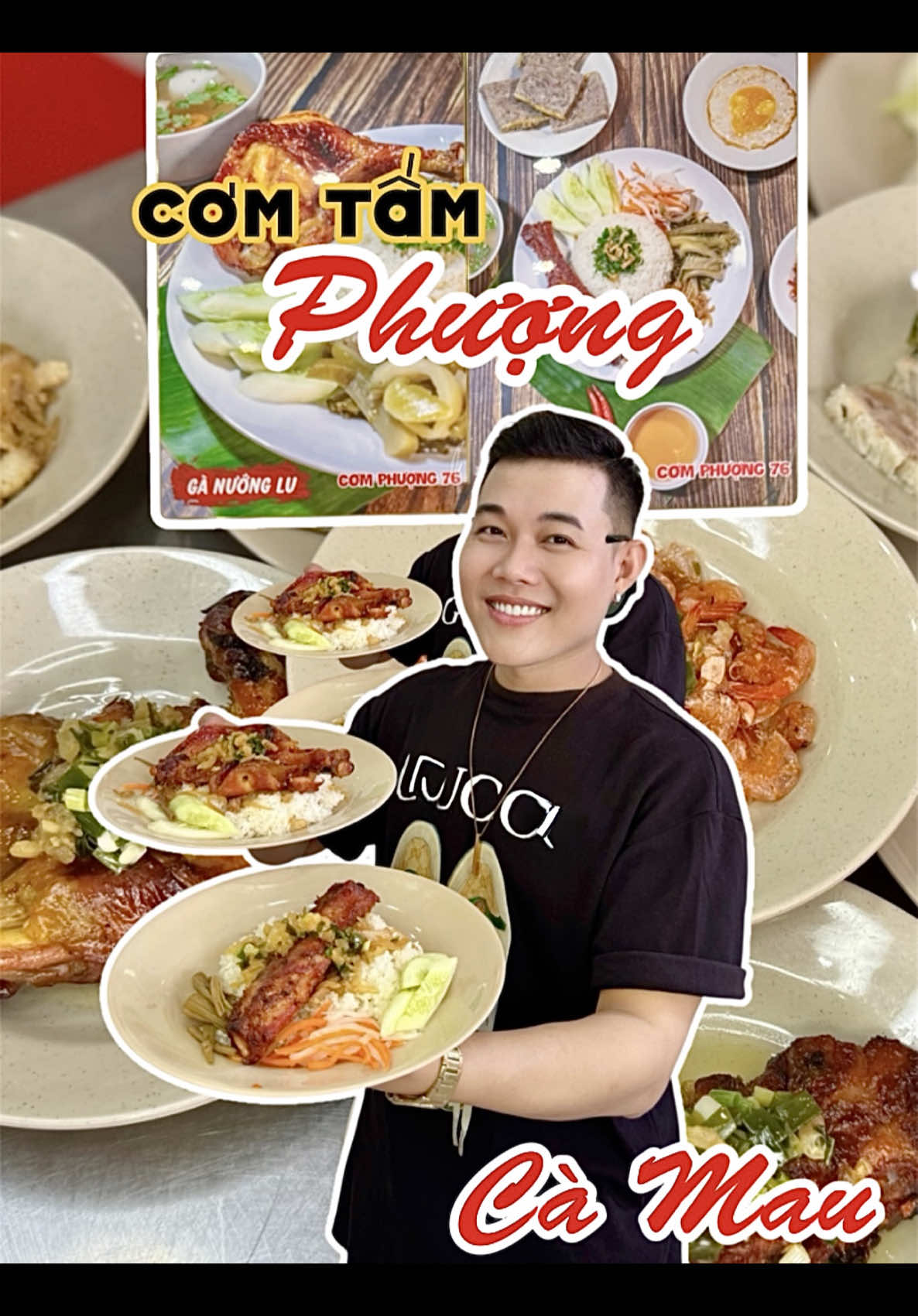 Cơm tấm lâu đời ngon tại Cà mau. Nay có thêm gà nướng lu với sườn cọng nướng lu đỉnh lắm nha. Mời cả nhà ghé trải nghiệm  #tinhcamau  #camau  #review  #comtam #xuhuong 