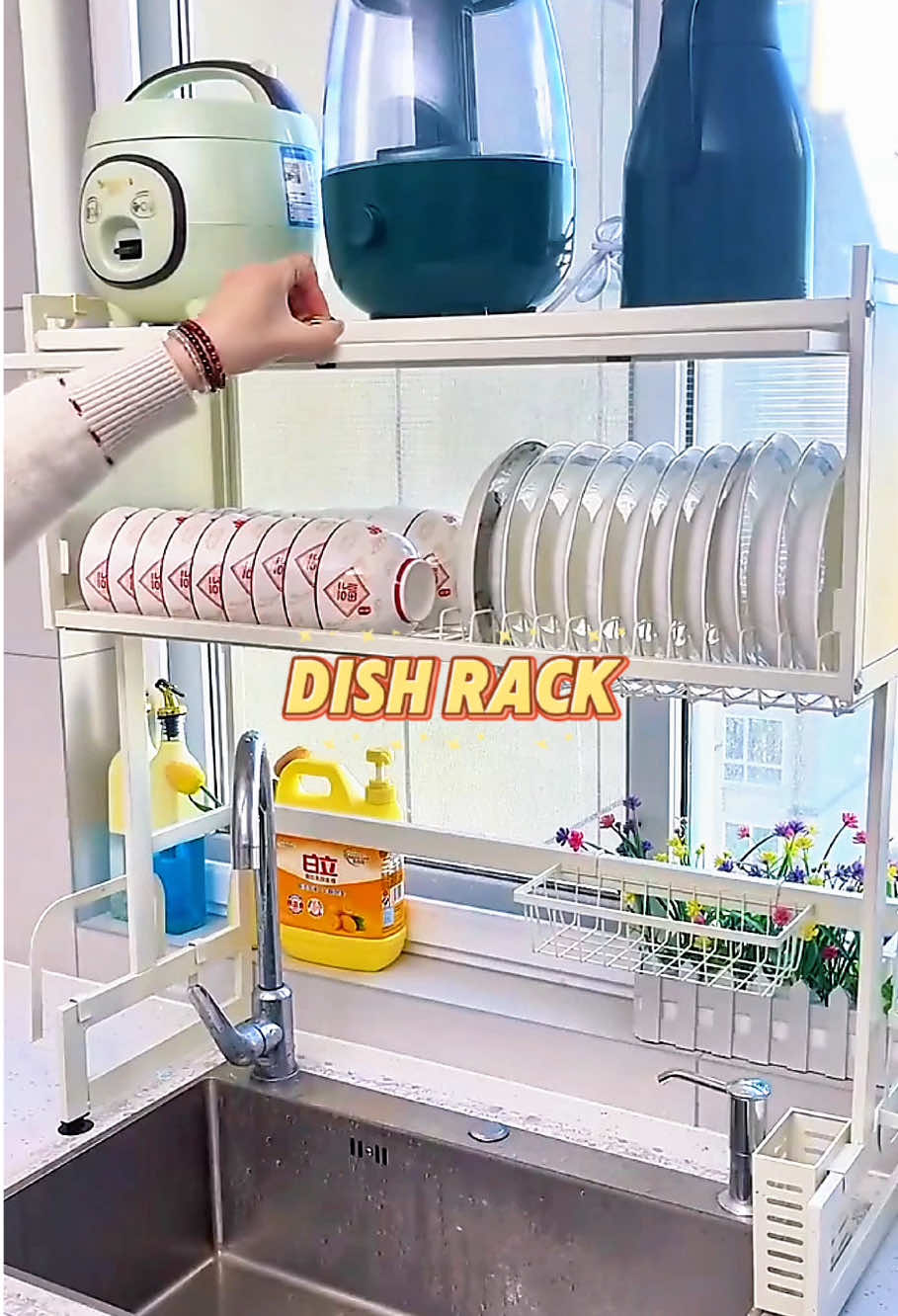 Rak penyimpanan#fyp #tiktok #foryou #rak #dishrack 