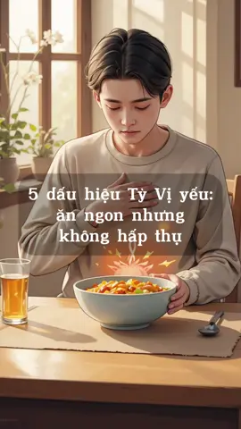 5 dấu hiệu Tỳ Vị yếu: ăn ngon nhưng không hấp thụ#khoemoingayapt 