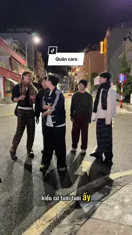 Quần này mặc kute vch #quancaro #quanflannel #xuhuong 