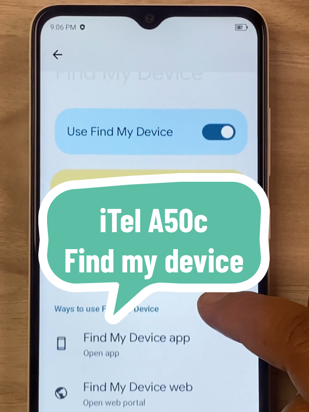 #howto #setting #tutorial #itelmobile #findmydevice 