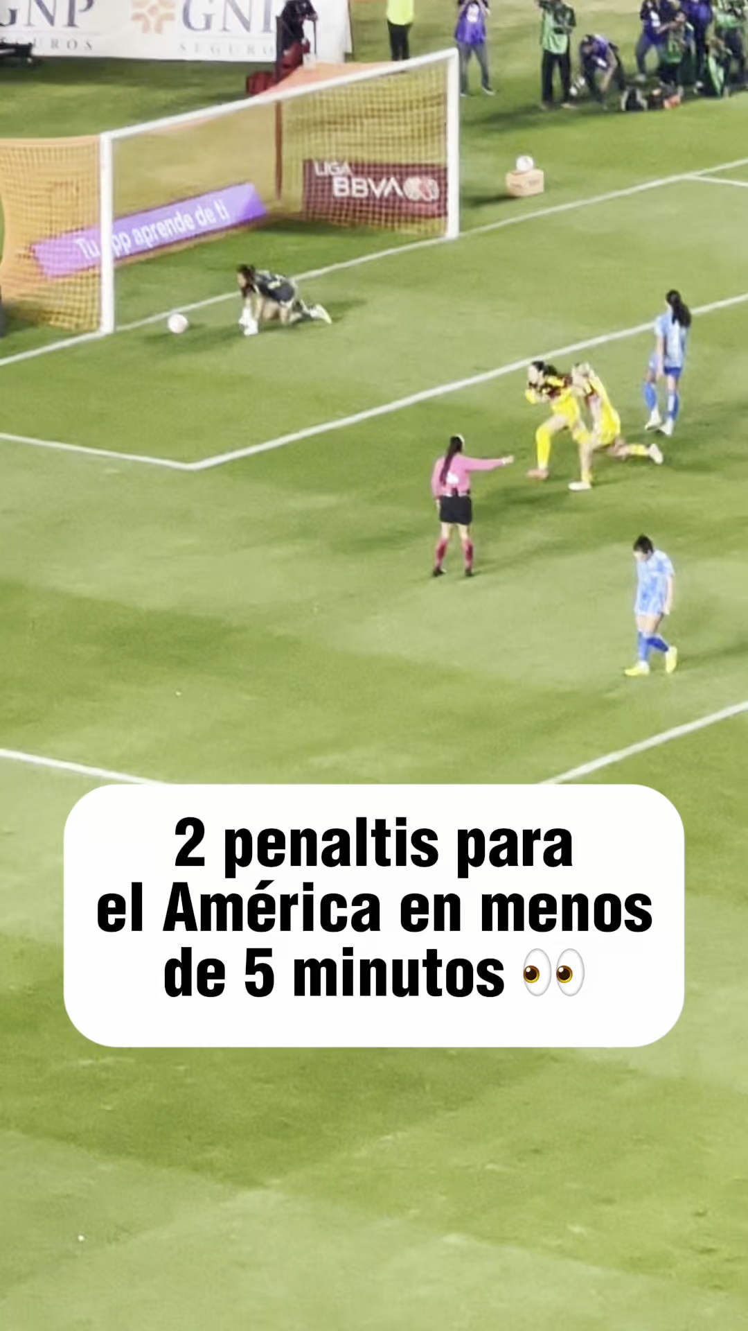 ¡PENAL PARA EL AMÉRICA! 🦅🔥 Con dos goles desde los once pasos, América ya se pone al frente en la Final de Ida de la Liga MX Femenil. #TikTokDeportes #espn #futbol #espn #ligamx