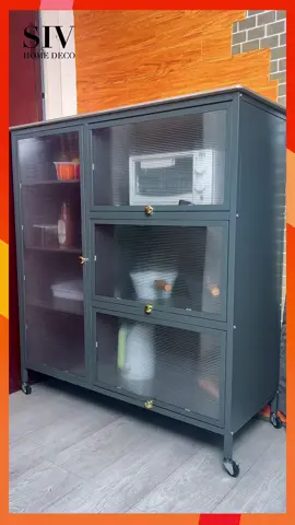SIV Metal Display Cabinet With Transparent Door#goodthings #usefulthings #storagehacks #organization 