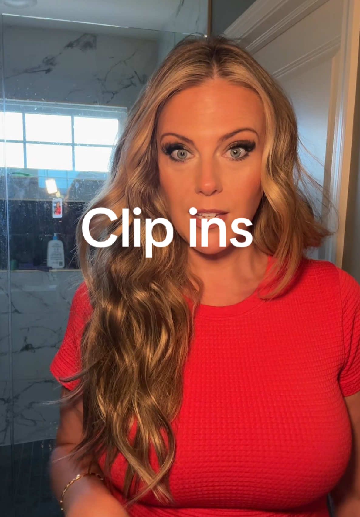 Trying out clip in hair extensions!   Love these synthetic ones.   Affordable and sooooo good!   Linked below!   #hairextensions #clipinhairextensions #clipins #synthetichairextensions 