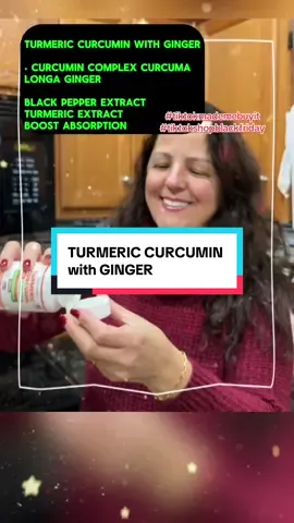 TURMERIC CURCUMIN with GINGER 2 month serving 120 VEGGIE CAPSULE 1000 mg in 1 #fyp #capcut #vitamin #supplements #health @@shirleyOUTLET 