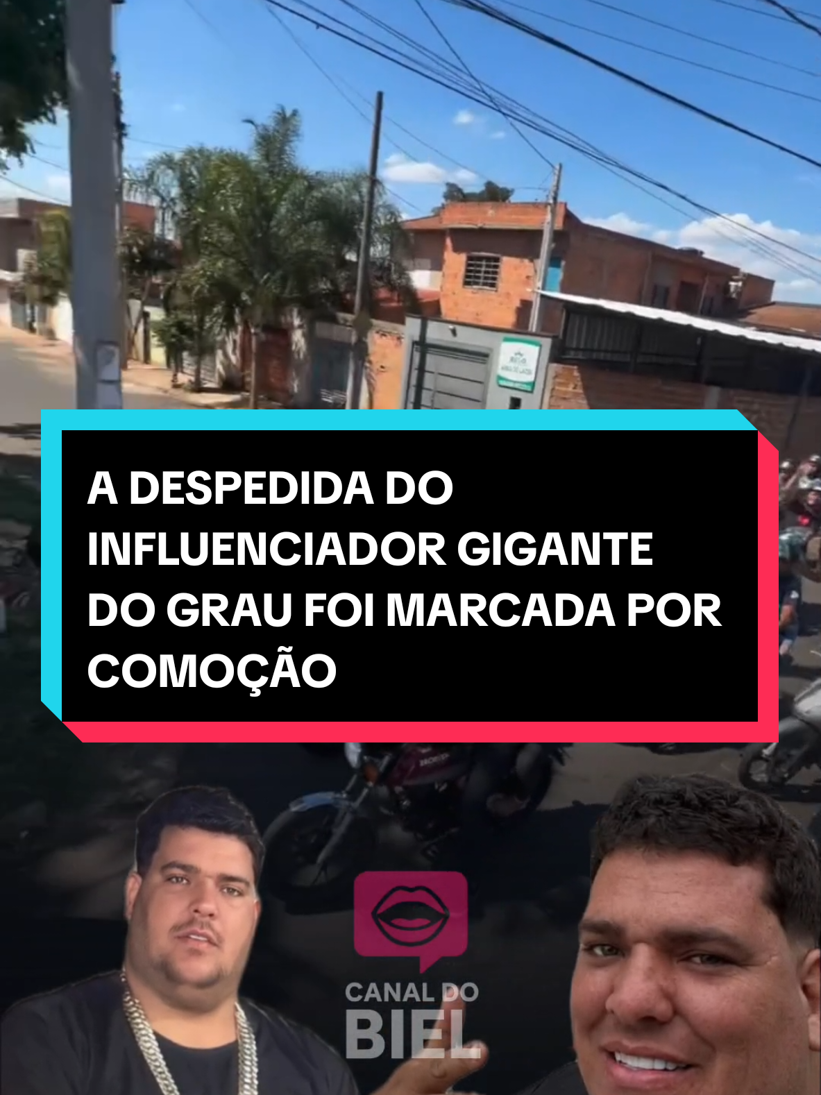 A DESPEDIDA DO INFLUENCIADOR GIGANTE DO GRAU FOI MARCADA POR COMOÇÃO  #gigantedugrau #grau #244 #noticias 