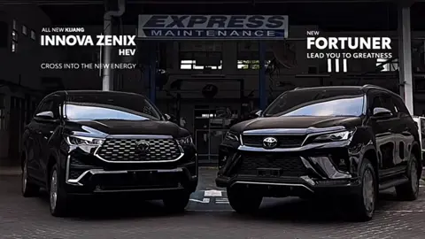 with just one touch, Zenix or Fortuner??? #fyp #toyota #foryou #zenix #fortuner 