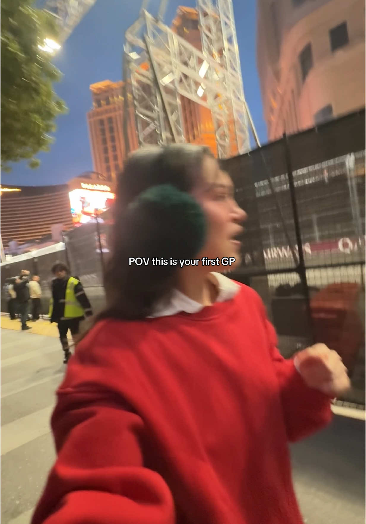 THIS IS GONNA BE THE BEST WEEKEND EVER  #f1lasvegas #lvgp #firstgp 