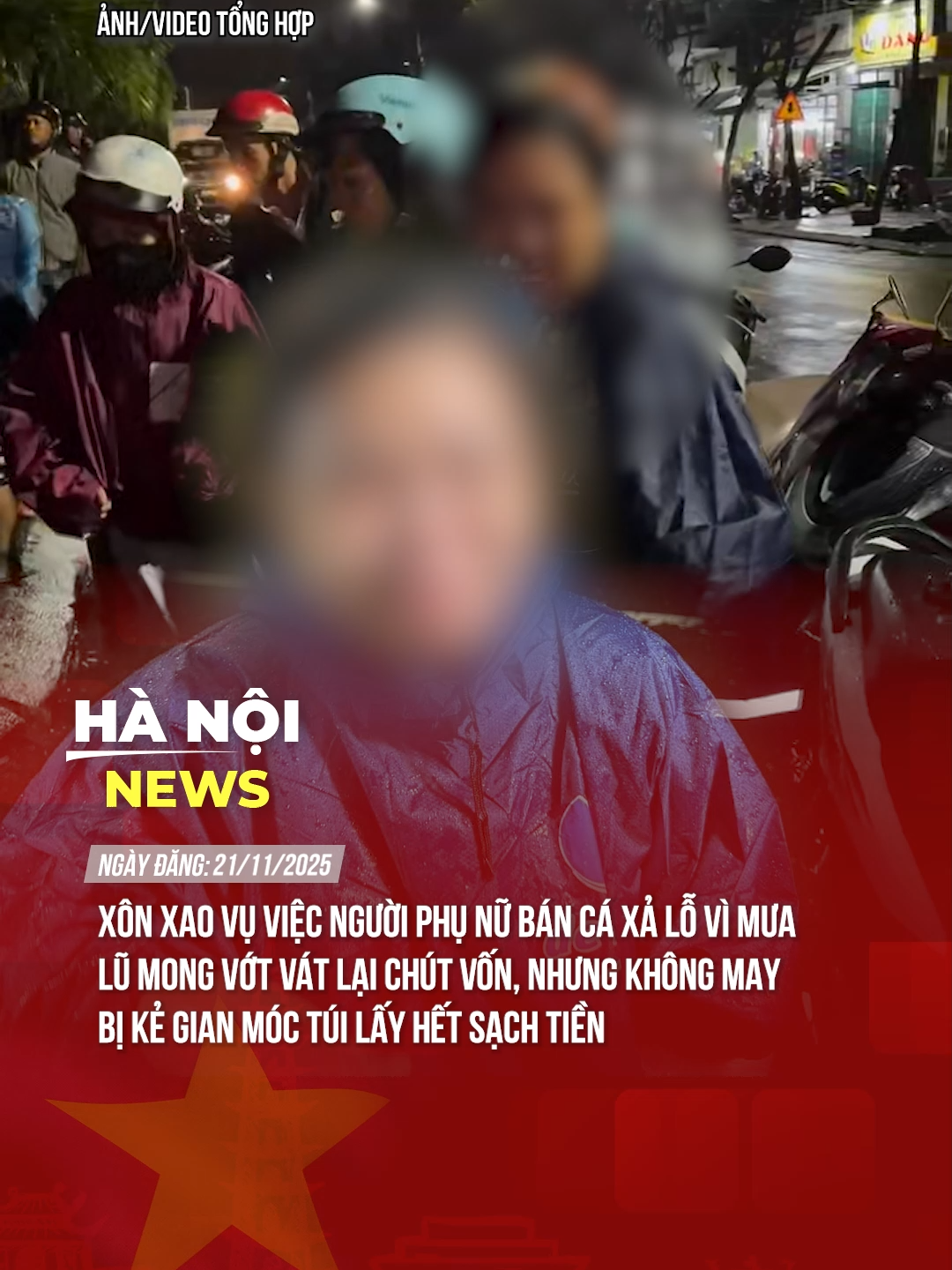 THEO NGƯỜI DÂN XUNG QUANH, SỐ TIỀN LÀ CHI PHÍ SINH HOẠT, LÀ VỐN LIẾNG DUY NHẤT CÒN LẠI ĐỂ CHỊ VƯỢT QUA GIAI ĐOẠN KHỐN KHÓ VÀ ỔN ĐỊNH CUỘC SỐNG SAU BÃO LŨ #theanh28 #hanoinews #tiktoknews