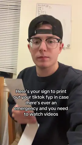 Here’s your sign to print out your videos 