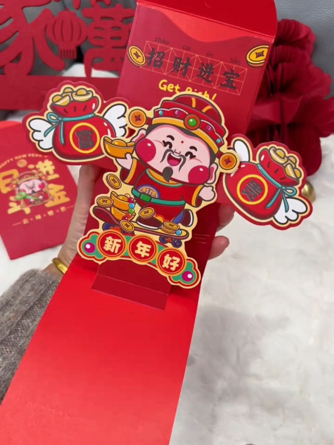 Lì xì pop up 3D #lixi3d #lixi #tet2026 #xuhuong