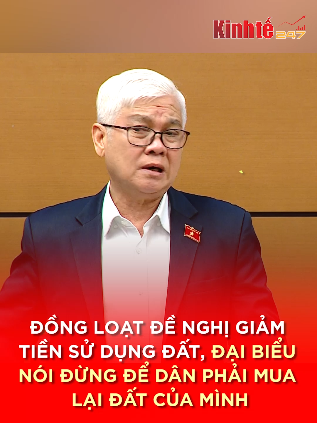 ĐỒNG LOẠT ĐỀ NGHỊ GIẢM TIỀN SỬ DỤNG ĐẤT, ĐẠI BIỂU NÓI ĐỪNG ĐỂ DÂN PHẢI MUA LẠI ĐẤT CỦA MÌNH #kinhte247news #viraltiktok #tinhot #daibieuquochoi #thuedat #datdai