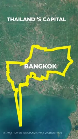 Bangkok map animation  #mapping #foryoupage #viral #famous #bangkok 