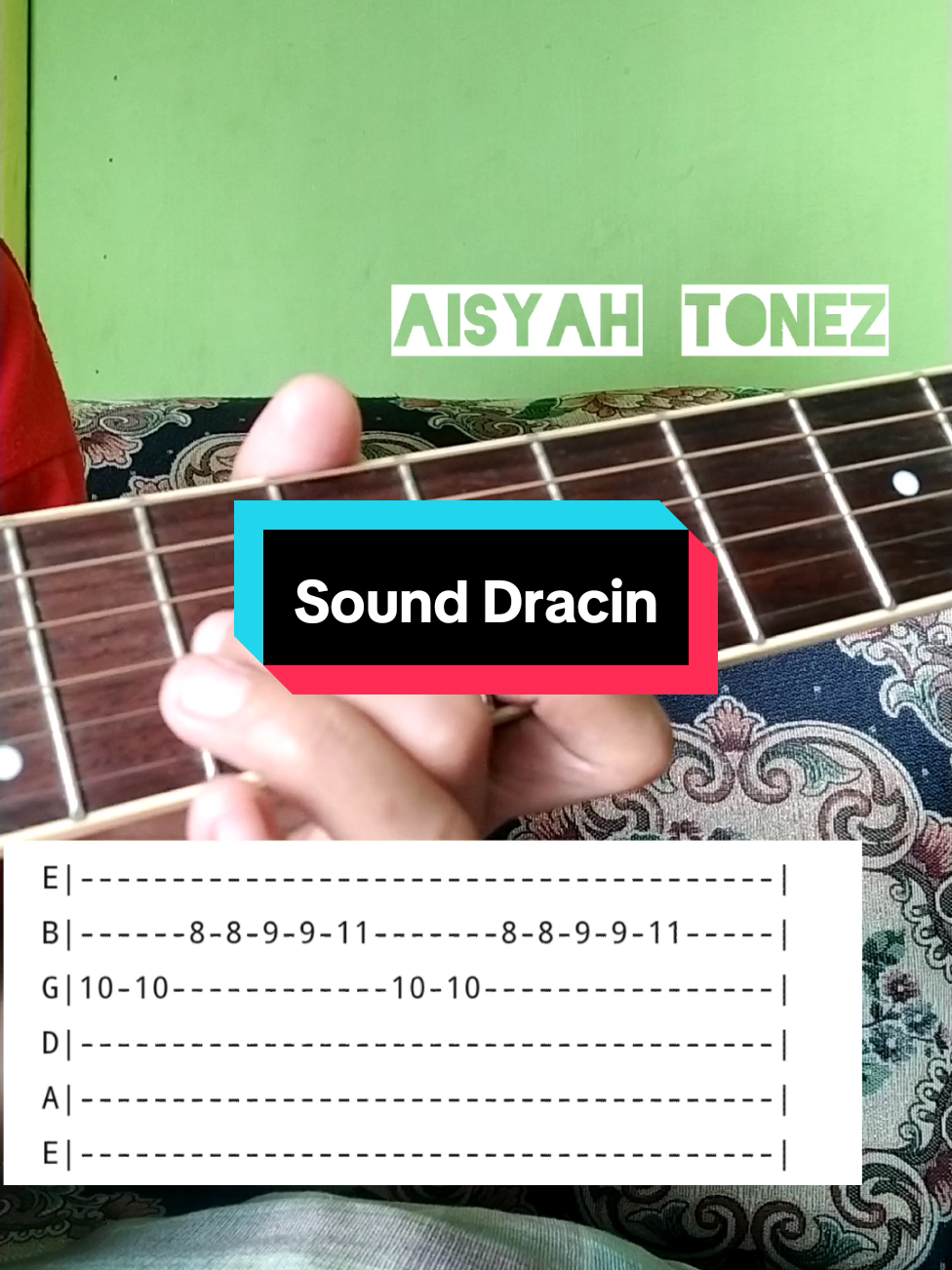 Membalas @no_stundt1  Tutorial Gitar Sound Dracin #fyp #viral #tutorial #gitarcover #dramachina 
