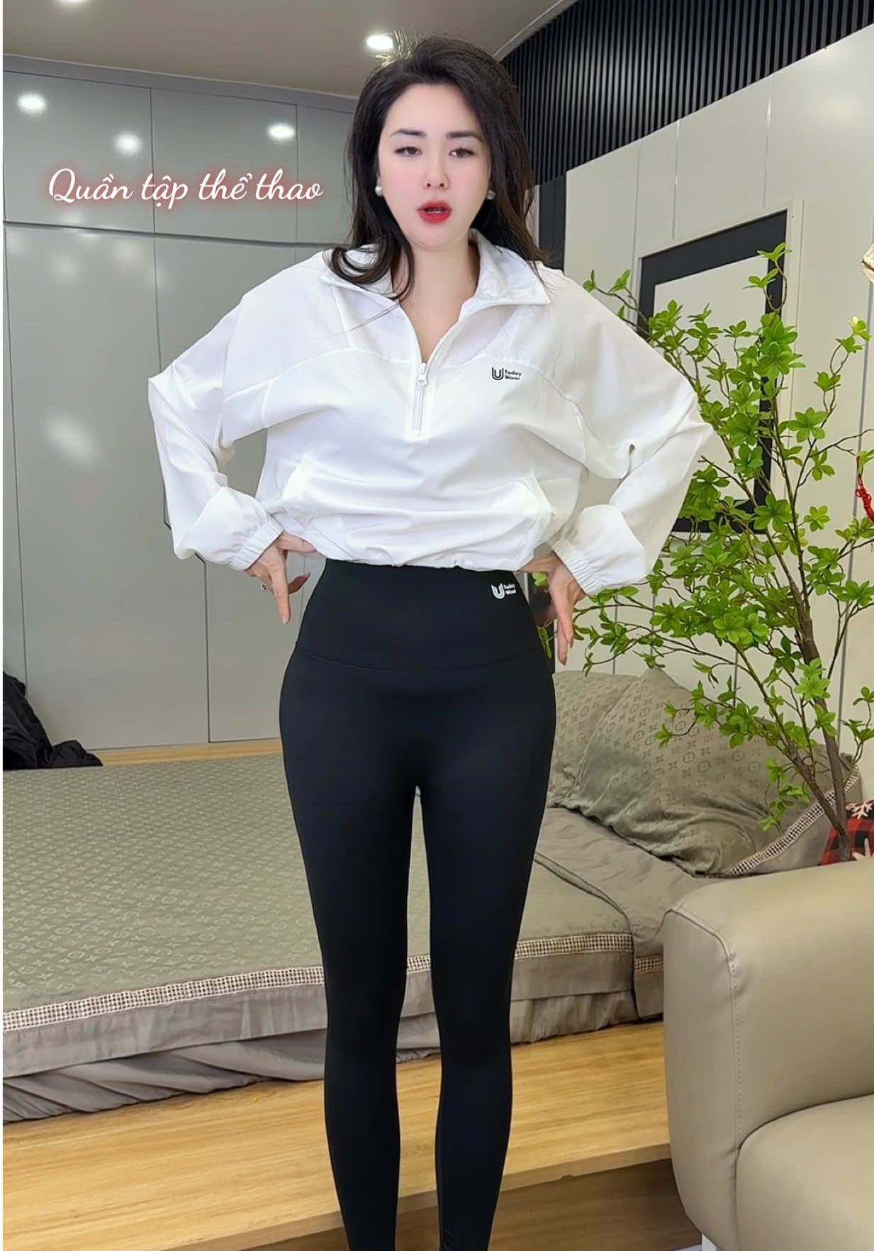 Quần tập thể thao legging siêu đanh, siêu dày dặn, k lo lộ hở #thudongxu #quantapgym #quantapgymnu #dotapgym #dothethao 